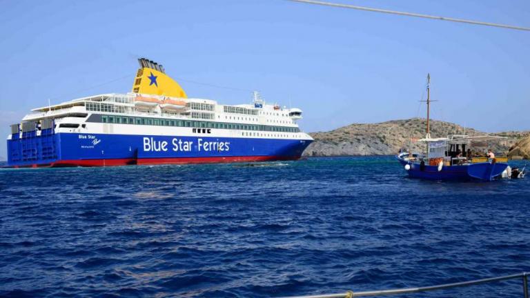 Καρέ - καρέ η προσπάθεια αποκόλλησης του Blue Star Patmos (ΒΙΝΤΕΟ)
