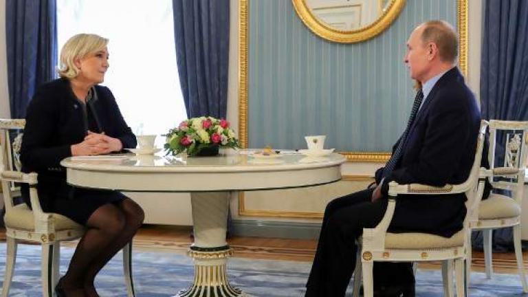 Συνάντηση με τον Βλαντιμίρ Πούτιν είχε η Μαρίν Λεπέν στο Κρεμλίνο