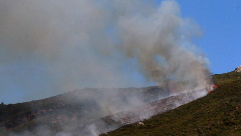 Πυρκαγιά σε περιοχή της Σητείας Λασιθίου