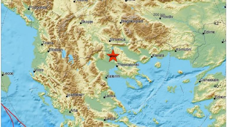 Νέος σεισμός τα ξημερώματα στο Κιλκίς