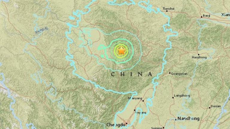 Ισχυρότατος σεισμός σημειώθηκε στη δυτική Κίνα, στην επαρχία Σιτσουάν