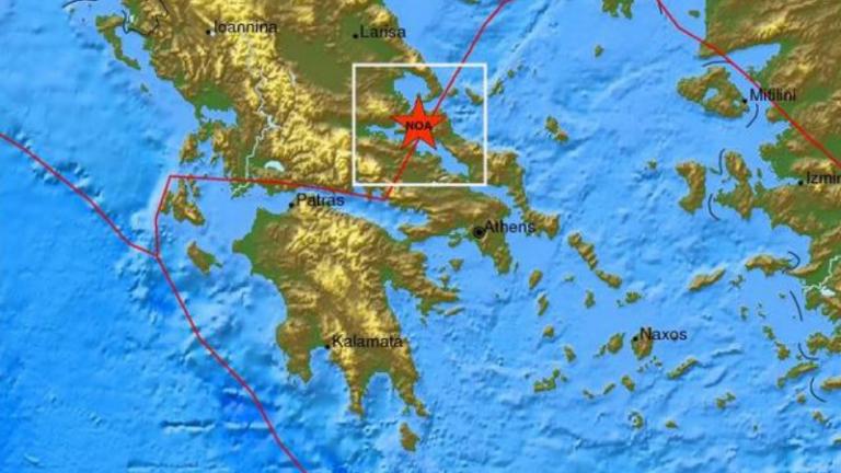 Σεισμός 3,7 βαθμών της κλίμακας Ρίχτερ στην Εύβοια