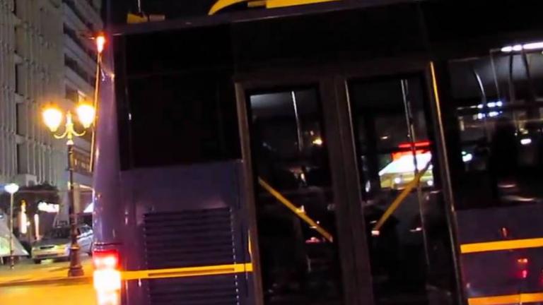 Νέα επίθεση αντιεξουσιαστών σε τρόλεϊ στην ΑΣΟΕ-Έγραψαν συνθήματα με σπρέι
