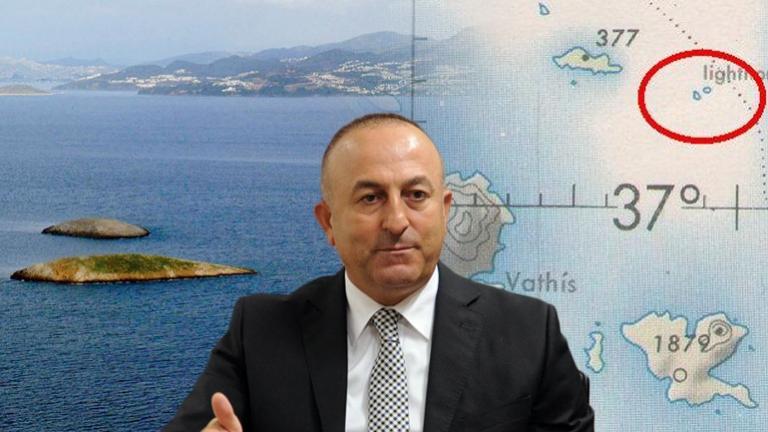 Πιστός στην προσφιλή του τακτική, ο επικεφαλής της τουρκικής διπλωματίας εγείρει ξανά θέμα κυριαρχίας νησίδων και βραχονησίδων στο Αιγαίο