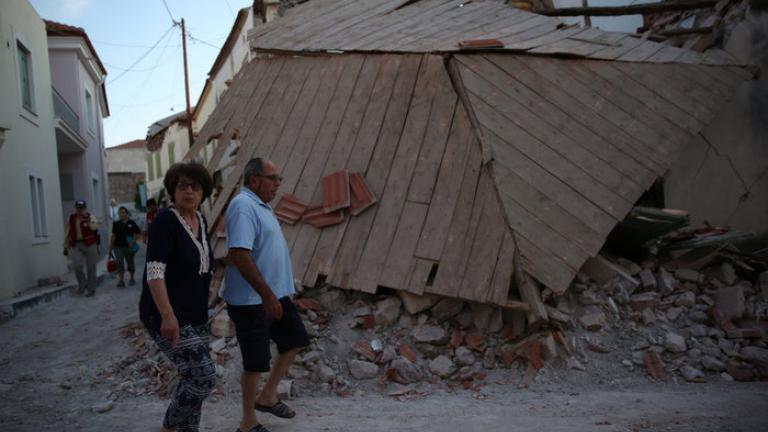 Σεισμός Μυτιλήνη-Σπίρτζης: 150 τα ακατοίκητα σπίτια στα Βρισά και στις άλλες περιοχές που επλήγησαν 