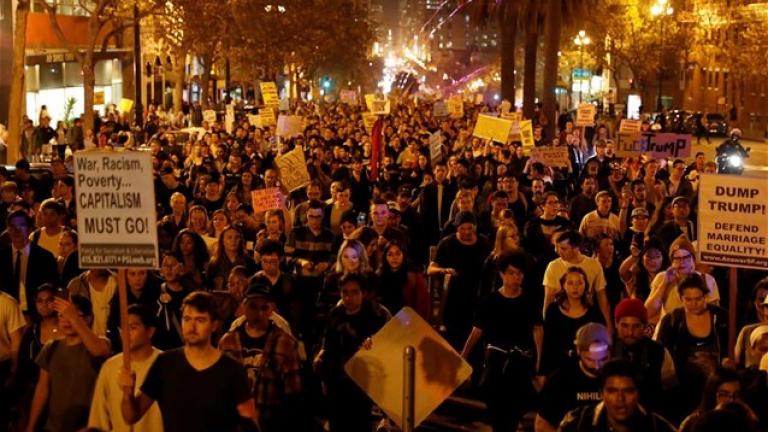 ΗΠΑ: Διαδηλώσεις κατά της εκλογής Τραμπ