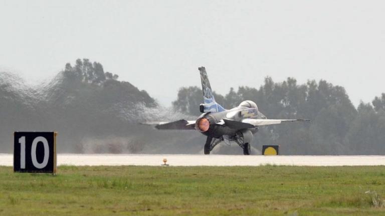 Aτύχημα με F-16 στην 116 Πτέρυγα Μάχης του Αράξου, κατά την προσγείωση