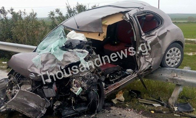 Τροχαίο δυστύχημα στο Κιλκίς με τρεις νεκρούς και τέσσερις τραυματίες (ΦΩΤΟ)