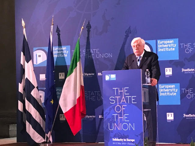 Πρ. Παυλόπουλος: Η αλληλεγγύη, θεμελιώδης αρχή για τη συνεκτικότητα και τη βιωσιμότητα της Ε.Ε. (ΦΩΤΟ)