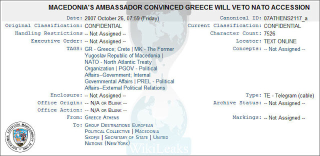 Wikileaks-Χριστόδουλος