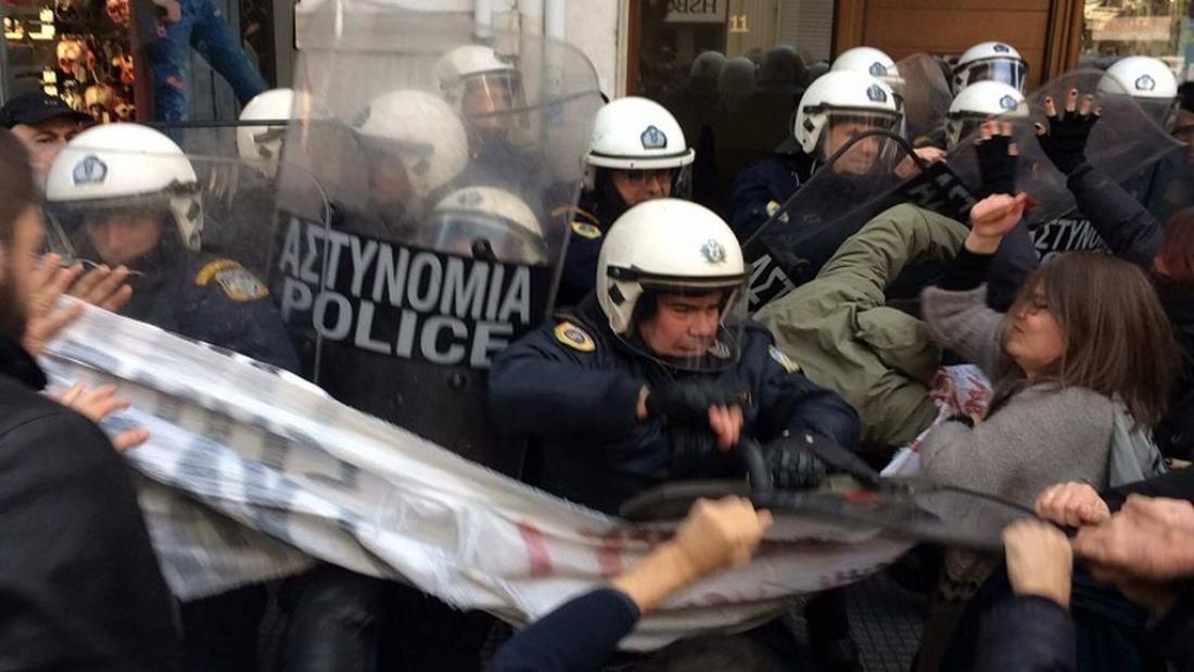 Αποτέλεσμα εικόνας για πλειστηριασμοί συγκρούσεις θεσσαλονίκη