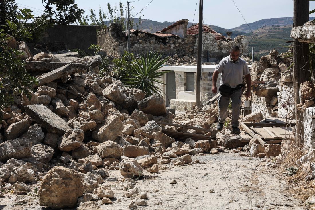 Νέα σεισμική δόνηση 4,6 Ρίχτερ στο Αρκαλοχώρι Ηρακλείου Κρήτης