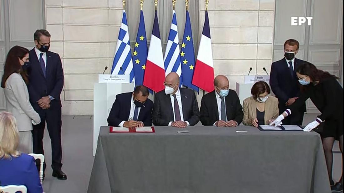 Κυρ. Μητσοτάκης: Ιστορική ημέρα για Ελλάδα και Γαλλία–Συμφωνία για τις τρεις φρεγάτες Belharra