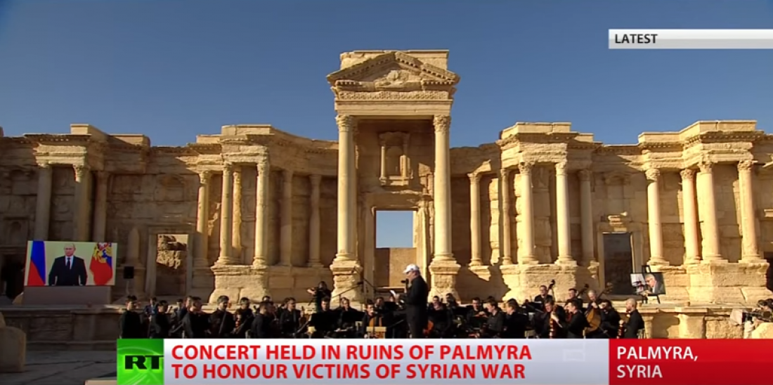 Παλμύρα: Συναυλία ρώσικης ορχήστρας για τα θύματα των ISIS