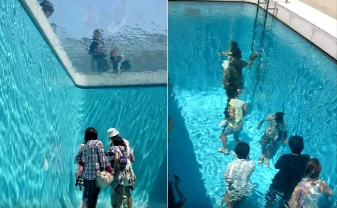 Δείτε την απίστευτη ψεύτικη πισίνα της Ιαπωνίας! 