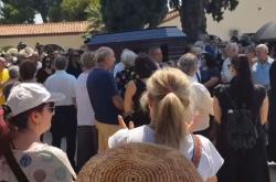Θλίψη στην κηδεία της Τζέσυς Παπουτσή 