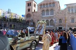 Θεσσαλονίκη: Με τη λιτάνευση των εικόνων και των λειψάνων του Αγίου Δημητρίου ξεκίνησαν οι εορτασμοί