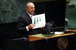 Παράσταση Τσαβούσογλου στον ΟΗΕ για Παλαιστινιακό