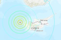 Σεισμός τώρα: Ισχυρή σεισμική δόνηση 6,6 βαθμών στο θαλάσσιο χώρο ανοικτά της Κύπρου 
