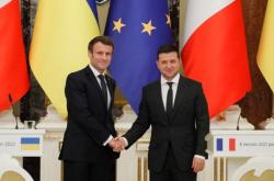Ουκρανία: Νέα τηλεφωνική επικοινωνία του προέδρου Ζελένσκι με τον γάλλο ομόλογό του Εμανουέλ Μακρόν