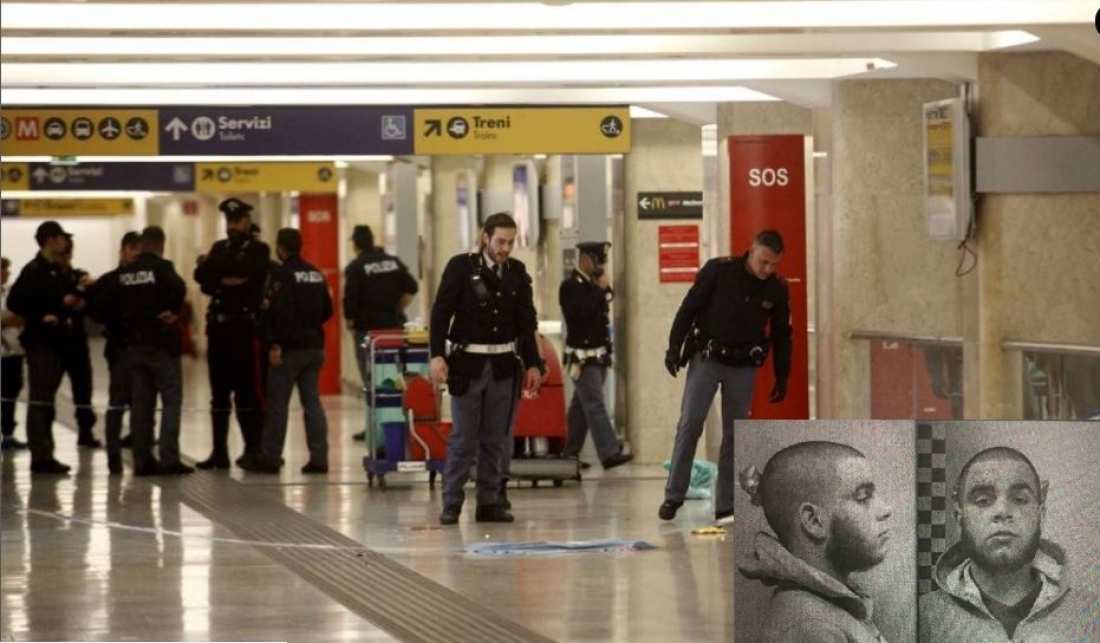 Ιταλία: Φιλοτζιχαντιστής ο Ιταλοτυνήσιος που μαχαίρωσε αστυνομικό και στρατιώτη