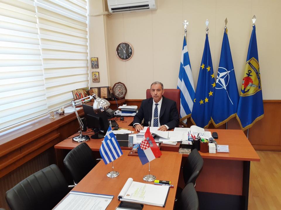 Ο Γενικός Διευθυντής Πολιτικής Εθνικής Άμυνας και Διεθνών Σχέσεων (ΓΔΠΕΑΔΣ), του Υπουργείου Εθνικής Άμυνας (ΥΠΕΘΑ), Δρ. Κωνσταντίνος Π. Μπαλωμένος