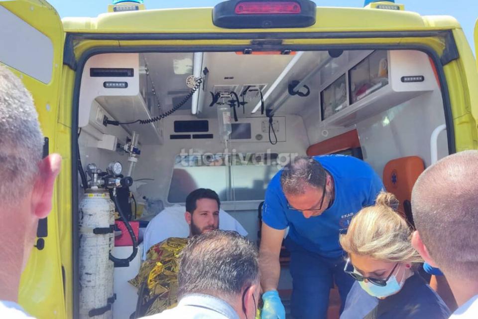 Εικόνες από τη διάσωση