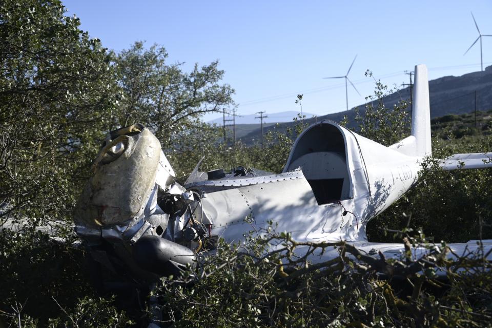  Κατέπεσε μονοκινητήριο αεροσκάφος κοντά στη Θήβα 