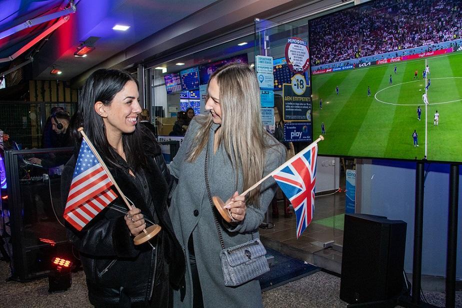 Στιγμιότυπα από τη Football night σε κατάστημα ΟΠΑΠ στη Σταυρούπολη Θεσσαλονίκης
