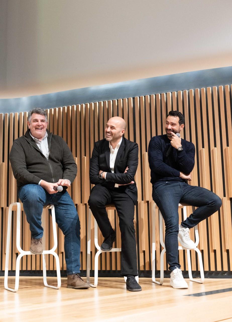 Τζώρτζης Ποφάντης - Chief Content Officer ΑΝΤ1 TV, Μιχάλης Ισκάς - CEO Antenna Studios, Σάκης Τανιμανίδης