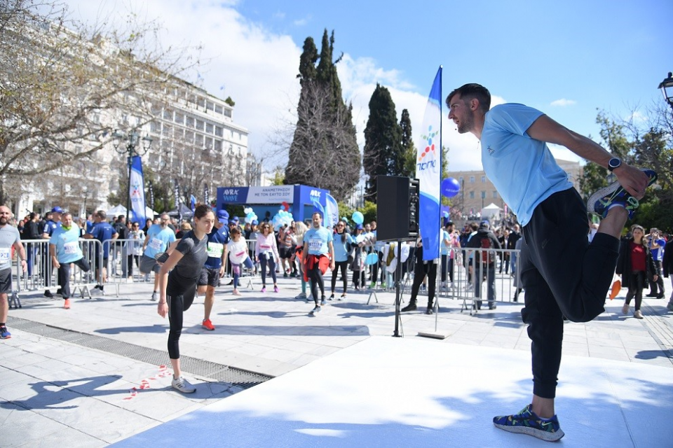 Η προθέρμανση της ΟΠΑΠ Running Team