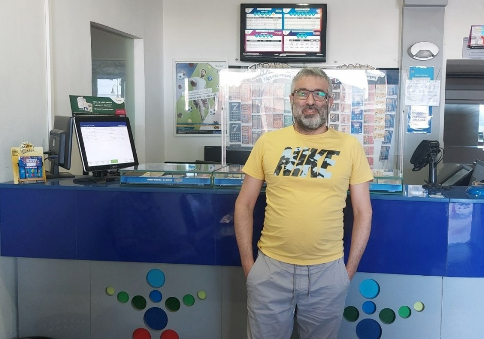 Γιάννης Φουντούκος, ιδιοκτήτης καταστήματος ΟΠΑΠ στη Ρόδο