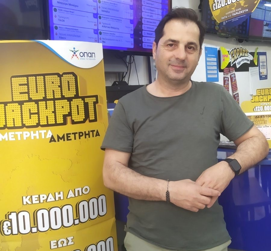 Σωκράτης Βαρακλιώτης, ιδιοκτήτης καταστήματος ΟΠΑΠ στον Βόλο