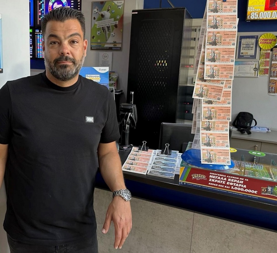 Θανάσης Γιαπουτζής, ιδιοκτήτης καταστήματος ΟΠΑΠ στη Θεσσαλονίκη