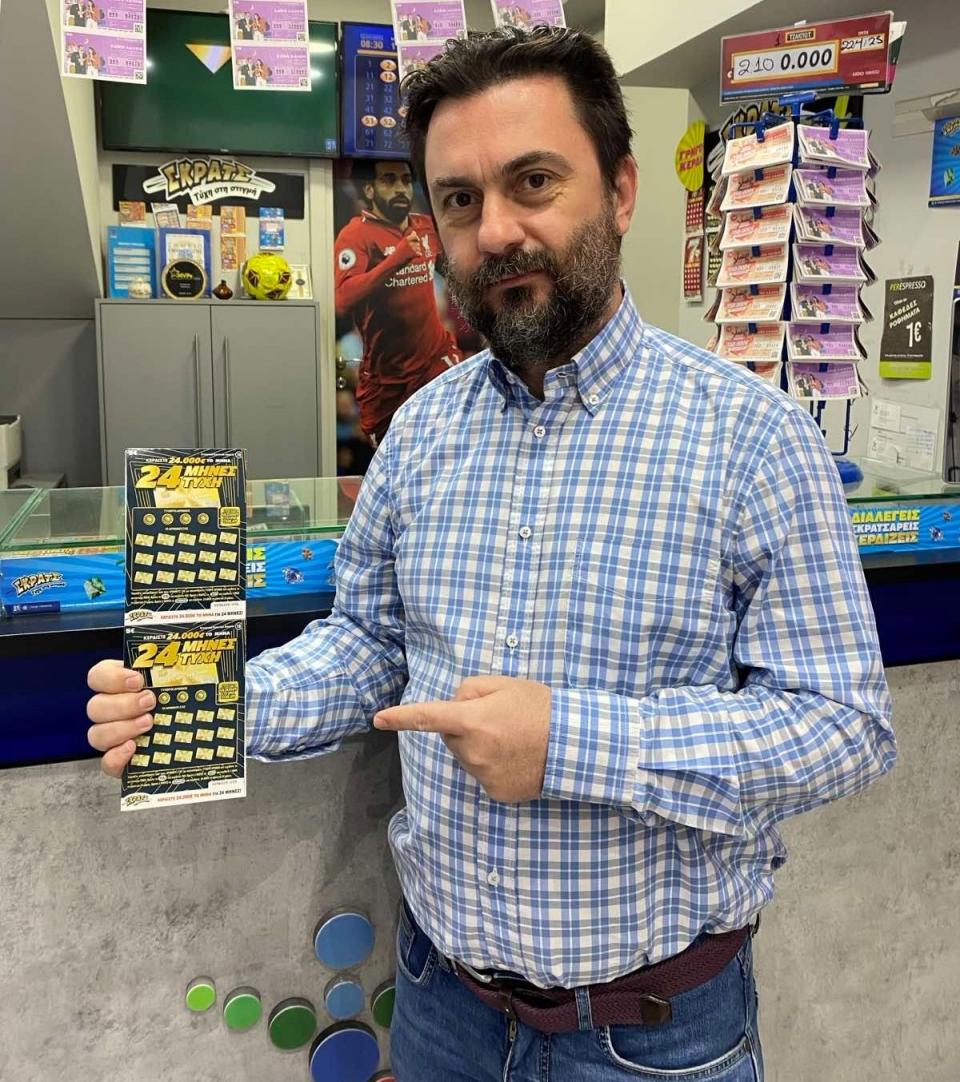  Γιώργος Παγάνης, ιδιοκτήτης καταστήματος ΟΠΑΠ στον Βόλο 