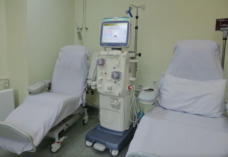  Το μηχάνημα εξωτερικής νεφρικής λειτουργίας που δώρισε ο ΟΠΑΠ στο Γενικό Νοσοκομείο Φλώρινας 