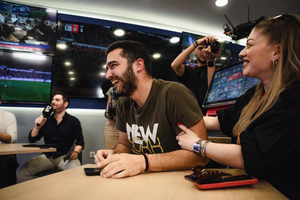 Πάμε Στοίχημα Football Party by Gazzetta σε κατάστημα ΟΠΑΠ στο Αιγάλεω