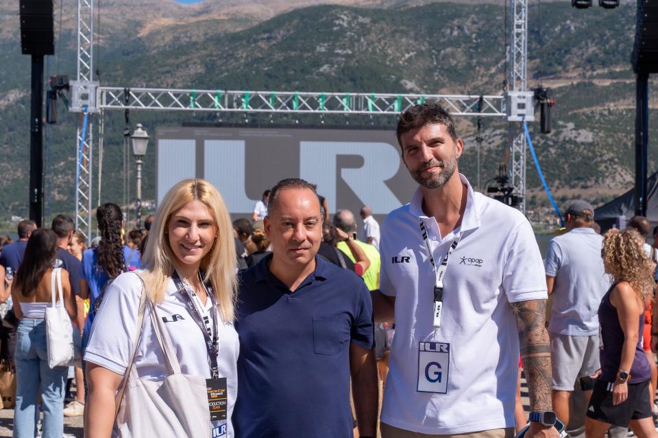   Αγάπη Γιαννακάκη, OPAP PR Manager, Μανώλης Σταυρουλάκης, OPAP Public &amp; Media Relations Director, Γιώργος Ζούμας, OPAP Sponsorships Director 