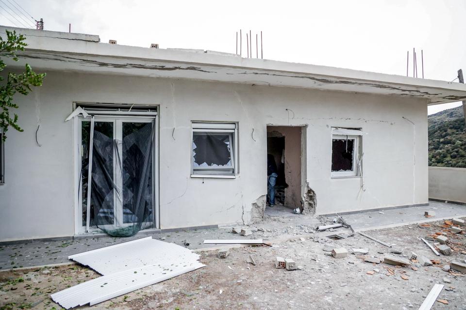 To σπίτι που έβαλαν τη βόμβα / Eurokinissi