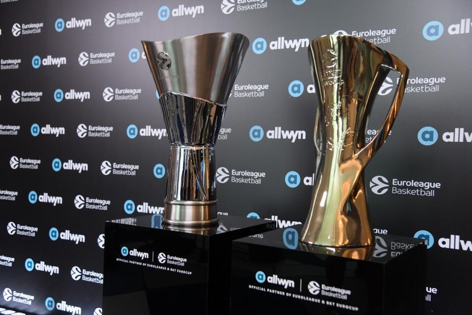  Τα τρόπαια της EuroLeague και του BKT EuroCup 