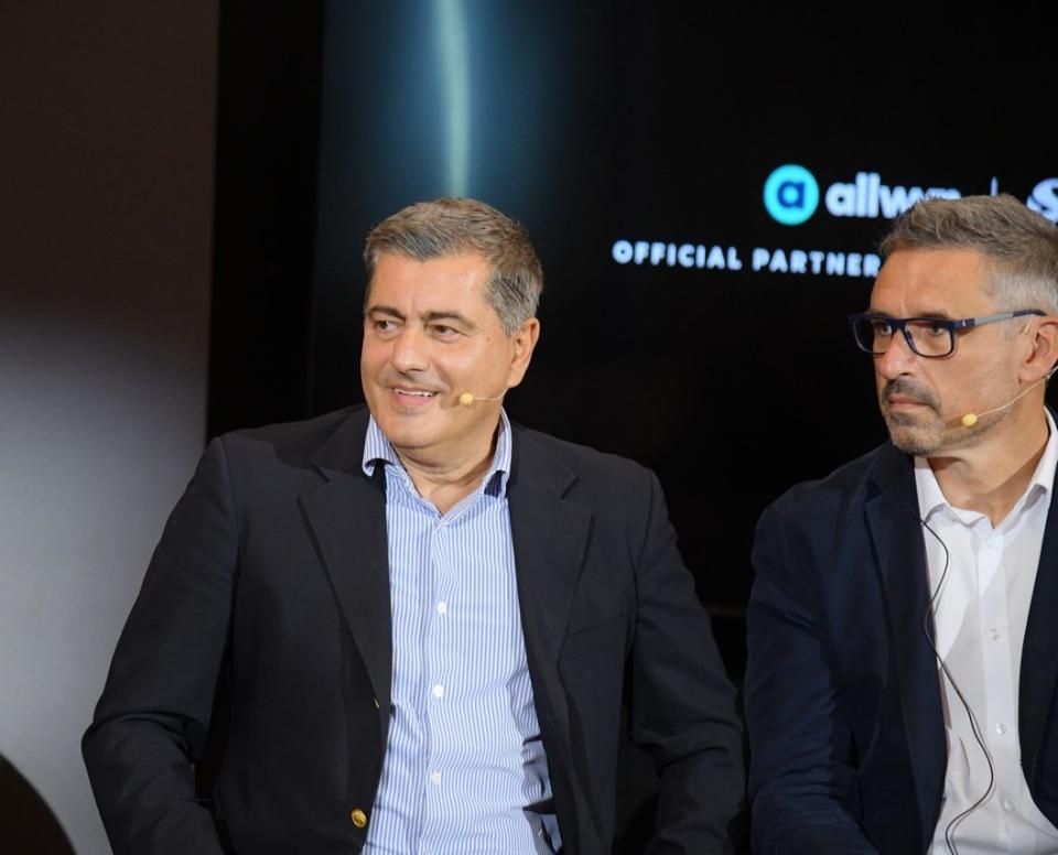   Οδυσσέας Χριστοφόρου, Αναπληρωτής Διευθύνων Σύμβουλος της Allwyn Hellas, Lukas Antos, Chief Customer Officer της Allwyn Hellas 