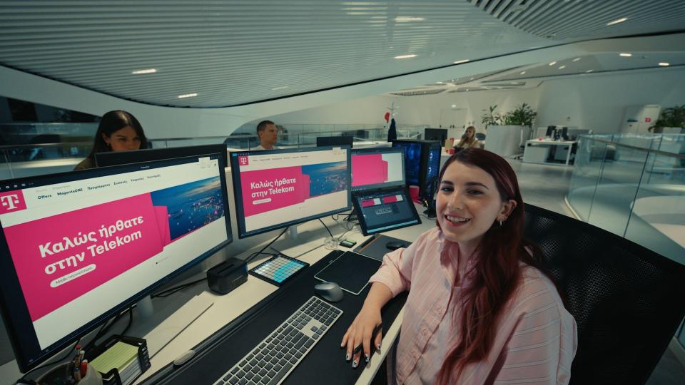  Ενιαία εμπειρία Telekom σε κτίρια, καταστήματα και τηλεφωνικά κέντρα εξυπηρέτησης. 