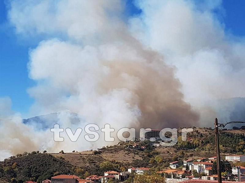 Μεγάλη πυρκαγιά στο Καρπενήσι - Κοντά σε ξενοδοχείο η πύρινη «μάχη»! (ΦΩΤΟ + ΒΙΝΤΕΟ)