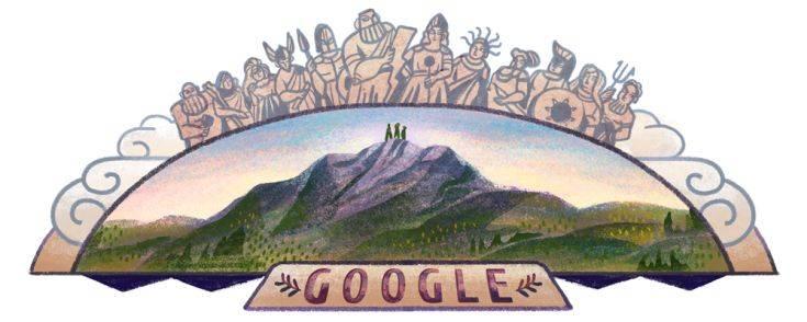 Το Doodle της Google που είναι αφιερωμένο στον Όλυμπο