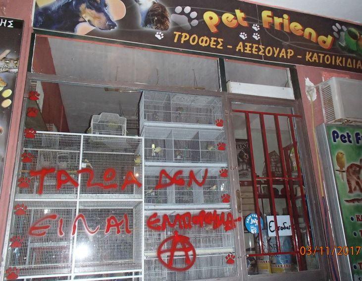 Σοκ! Νέες επιθέσεις αντισπισιστών σε κρεοπωλεία και petshop στο Πέραμα και το Κερατσίνι - Έκαναν πορεία στην Ομόνοια! (ΦΩΤΟ)