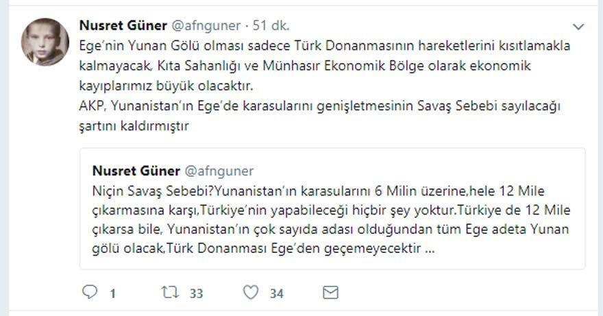 Πρώην αρχηγός ΠΝ Τουρκίας: «Η Ελλάδα να μην προβεί στην... τρέλα να επεκτείνει τα χωρικά της ύδατα στο Αιγαίο»