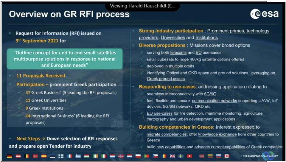 Το εμβληματικό έργο των εθνικών δορυφόρων περνά σε φάση υλοποίησης με μέγιστη εθνική βιομηχανική συμμετοχή