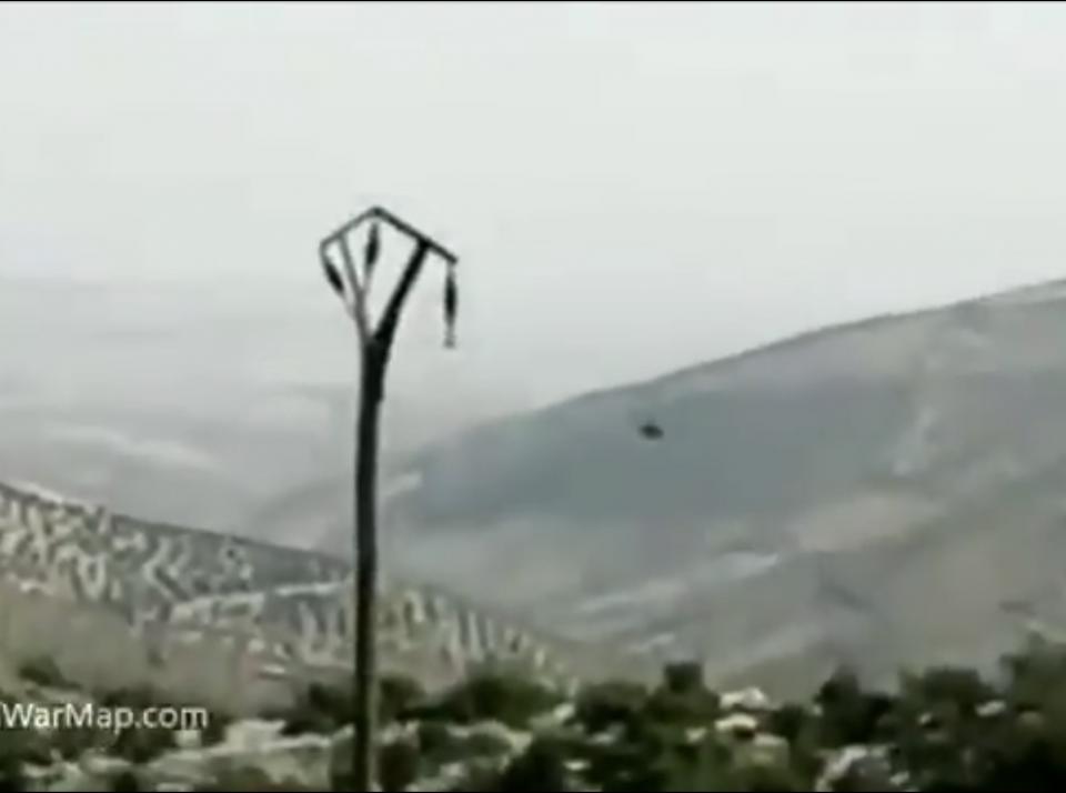 Κατάρριψη τουρκικού ελικοπτέρου στη Συρία