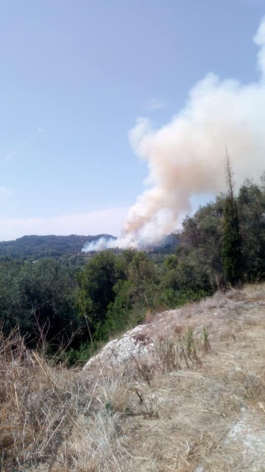 Φωτιά στην Κέρκυρα
