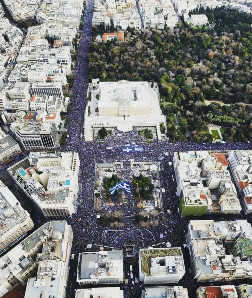Συλλαλητήριο Αθήνα: Αντιδράσεις προκαλεί η εκτίμηση της ΕΛ.ΑΣ. για τον όγκο της συγκέντρωσης 